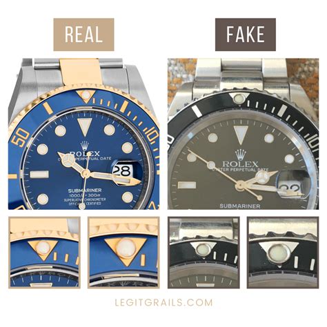 how to identify a fake rolex submariner